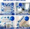 4PCS Large 36 Inch Royal Blue Balloons, Royal Blue Latex Big Balloons for Birthday Baby Shower Graduation Baseball Nautical Retirement Bachelorette Patriotic Independence Day Party Supplies